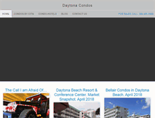 Tablet Screenshot of daytona-condos.com